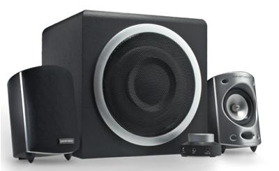 Wavemaster MOODY 2.1 luidsprekersysteem (65 Watt) actieve boxen gebruik voor TV/Tablet/Smartphone/PC zwart (66202)