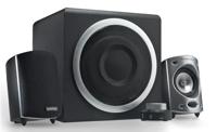 Wavemaster MOODY 2.1 luidsprekersysteem (65 Watt) actieve boxen gebruik voor TV/Tablet/Smartphone/PC zwart (66202) - thumbnail