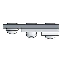 Gesipa Blindklinknagel | klinknagelschacht d x l 3,2 x 11 mm | aluminium / staal | 1000 stuks - 1433824 1433824 - thumbnail