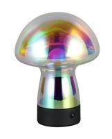 Trio TafellampDooley oplaadbaar met gekleurd glas - R54981153 - thumbnail