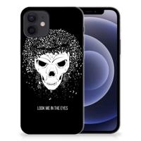 Silicone Back Case iPhone 12 | 12 Pro (6.1") Skull Hair - thumbnail