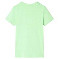 Kindershirt 116 neongroen - thumbnail