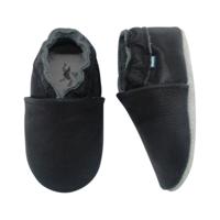 Stabifoot Babysoft babyslofjes uni zwart-S - thumbnail