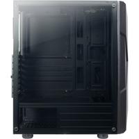 Inter-Tech IT-3306 Cavy Midi - RGB Midi-tower Gaming-behuizing Zwart Zijvenster, Stoffilter, Geïntegreerde verlichting - thumbnail