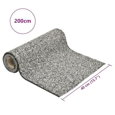 VidaXL Grindfolie 200x40 cm grijs