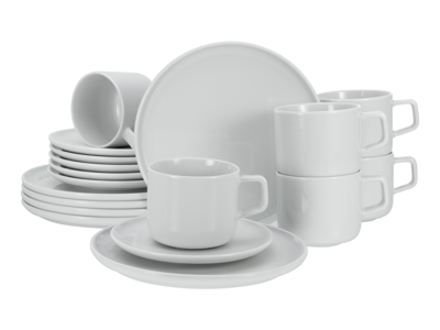 Creatable Serviesset Chef Collection (18-delig koffieservies, Wit)