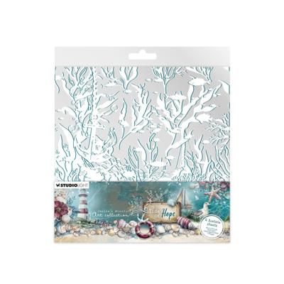 Studio Light • tide of hope acetate sheets white & retro cyan