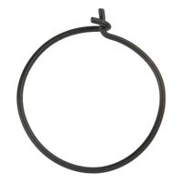 Creativ Company Oorbel zwart, 8st. - thumbnail