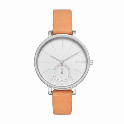 Horlogeband Skagen Skw2450 Leder Bruin Horlogeband Skagen Skw2450 Leder Bruin
