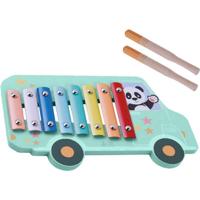 Studio Circus Happy Bus Panda Xylofoon Hout/Metaal - thumbnail