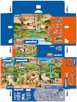 PLAYMOBIL Animals & Friends dierentuin: wildernis klimpark 72070