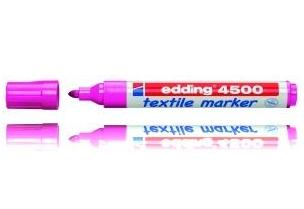 Textielmarker edding 4500 rond 2-3mm roze