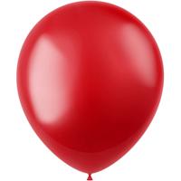 Ballonnen Radiant Fiery Red Metallic 33cm - 10 stuks - thumbnail