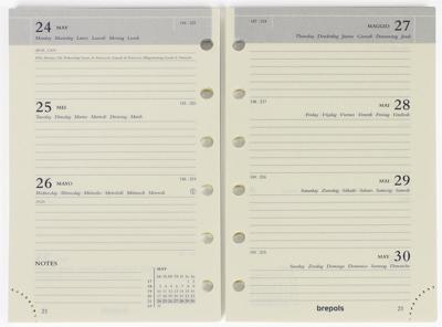 Agendavulling 2026 Brepols Brefax 27 7dagen/2pagina&apos;s