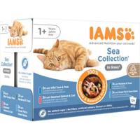 Iams Delights Adult Sea Collection in gravy natvoer kat (12x85 g) 12 x 85 g - thumbnail