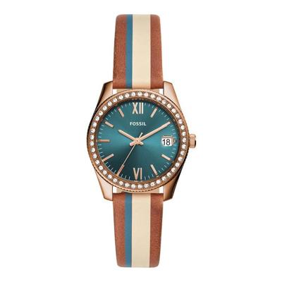 Horlogeband Fossil ES4593 Leder Multicolor 16mm