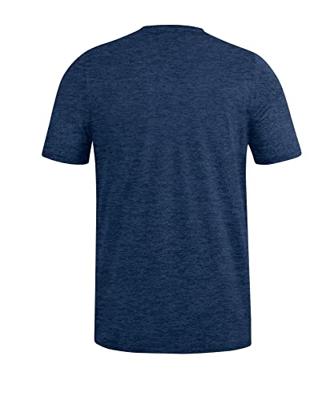 JAKO 6129 T-Shirt Premium Basics - Marine Gemeleerd - M