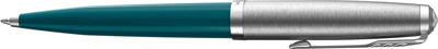 Balpen parker 51 ct m groenblauw