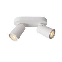 Lucide XYRUS - Plafondspot - LED Dim to warm - GU10 - 2x5W 2200K/3000K - Wit - thumbnail