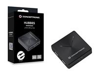Conceptronic HUBBIES02B USB 3.2 Gen 1-hub 4 poorten Zwart - thumbnail