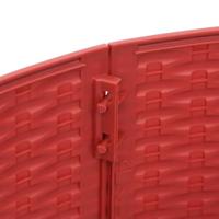 VidaXL Kerstboomrok ø56x23 cm kunststof rood - thumbnail