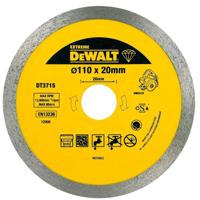 DeWALT DT3715 Diamantzaagblad 110mm nat/droog voor tegelzaagmachine - thumbnail