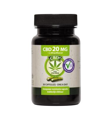 Jacob Hooy CBD+ 20mg Capsules Jacob Hooy CBD+ 20mg Capsules