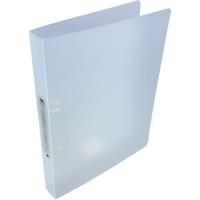 Alpha ringmap, voor ft A4, uit PP, 2 ringen van 25 mm, transparant wit - thumbnail