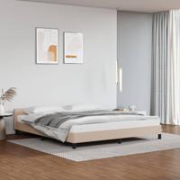 Bedframe met hoofdeinde zonder matras Cappuccino 160x200 cm - thumbnail