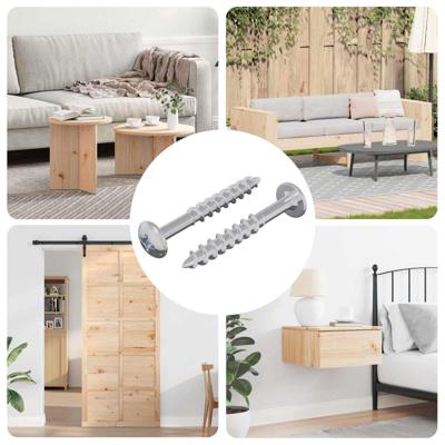 Bout 2 pcs Zilver 9,8 x 35 mm IJzer