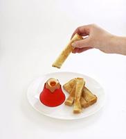 Hachiman Fujisan Eierdopje - Lichtblauw - thumbnail