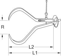 KS Tools 3000425 Buitenpasser Gereedschapsstaal - thumbnail