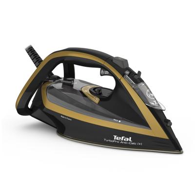 Tefal FV5696 TurboPro Anti-Calc Stoomstrijkijzer Zwart/Goud - thumbnail