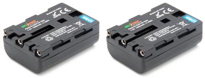 ChiliPower Sony NP-FM50 accu - 1600mAh - 2-Pack