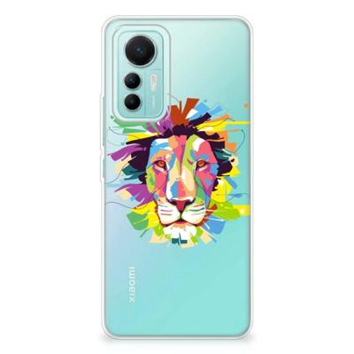 Xiaomi 12 Lite Telefoonhoesje met Naam Lion Color Xiaomi 12 Lite Telefoonhoesje met Naam Lion Color
