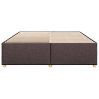 Bedframe zonder matras stof donkerbruin 180x200 cm - thumbnail