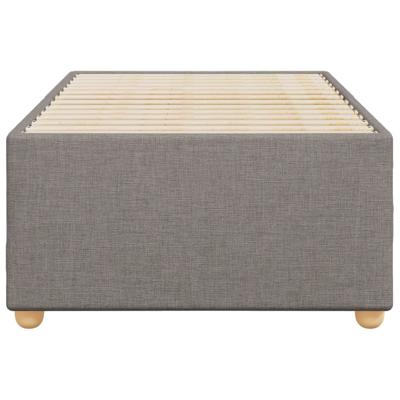 Bedframe zonder matras 90x190 cm stof taupe