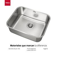 Wastafel met Eén Spoelbak Teka 10125122 10125122 - thumbnail