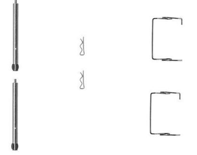 Accessoireset, schijfremblok 1267Q