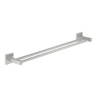 Dubbele Handdoekhouder GROHE Start Cube 600 Mm, Supersteel - thumbnail