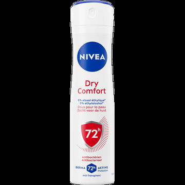 NIVEA Dry Comfort AntiTranspirant Spray 150ml Deodorant Alcoholvrij 72 uur bescherming bij Jumbo