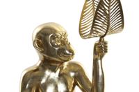 Decoratieve figuren DKD Home Decor Gouden Hars Aap (27 x 25 x 43.5 cm) - thumbnail