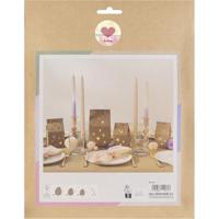 Giftbox Folia Star kraft set à 6 stuks - thumbnail