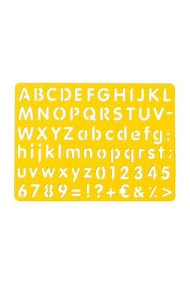 HEMA Tekensjabloon letters en cijfers