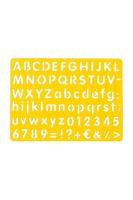 HEMA Tekensjabloon letters en cijfers - thumbnail