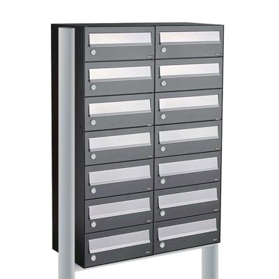 Allux Hive Set 2-Breed, 7-Hoog Op Statief Antraciet - 40030065_2x7s Allux Hive Set 2-Breed, 7-Hoog Op Statief Antraciet - 40030065_2x7s