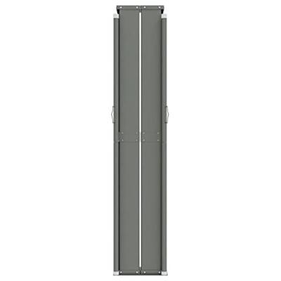 Windscherm uittrekbaar 117x1200 cm blauw