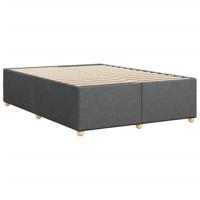 Bedframe zonder matras stof donkergrijs 140x200 cm - thumbnail