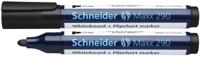 Schneider Schreibgeräte Maxx 290 129001 Whiteboardmarker Zwart 1 stuk(s) - thumbnail