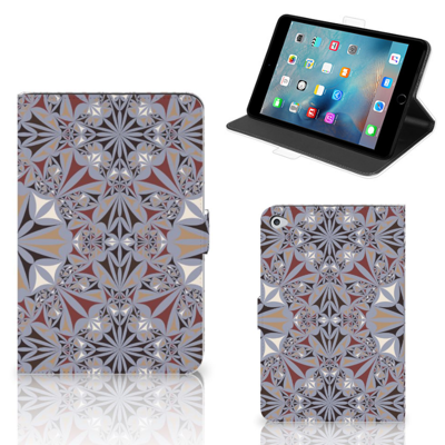Apple iPad Mini 5 Leuk Tablet hoesje Flower Tiles